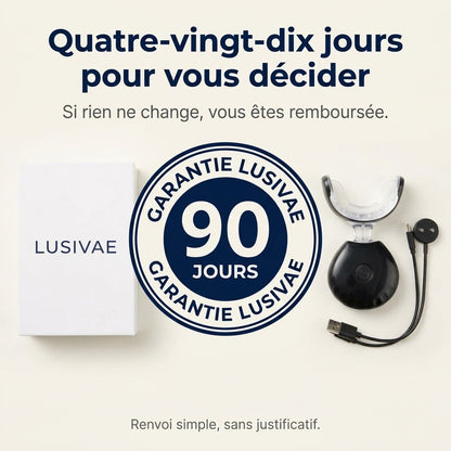 Lusivae, appareil à lumière rouge pour les gencives